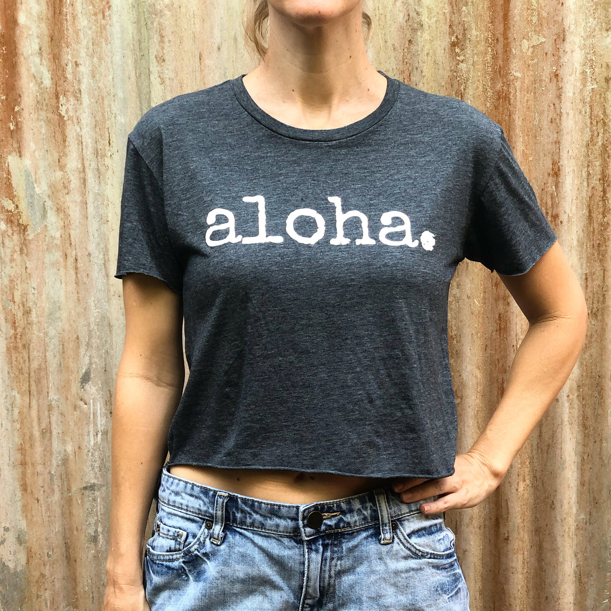 aloha. - Women's Crop Top – Ivy & Co.