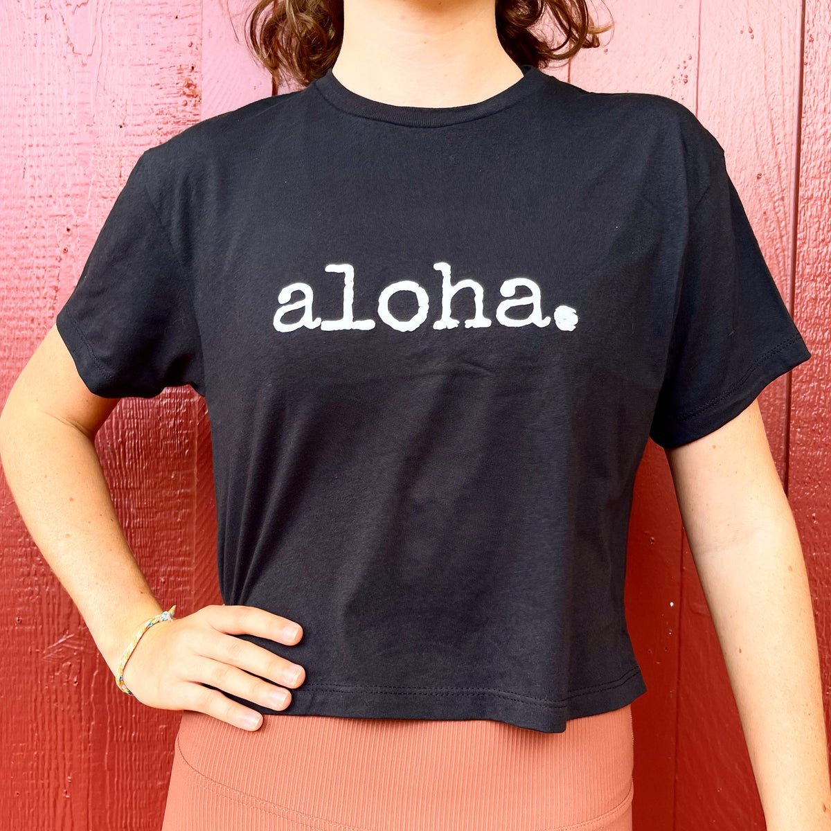 aloha. - Women's Crop Top – Ivy & Co.