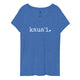 Kaua'i. Women’s Recycled V-neck T-shirt - Made To Order