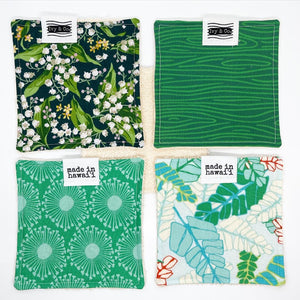 Eco-Cloth - Square Starter Pack of 4 - Greens - Made To Order