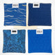 Eco-Cloth - Square Starter Pack of 4 - Blues - Made To Order