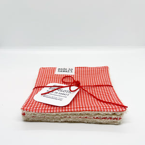 Eco-Cloth - Starter Pack of 4 - Gold & Gingham - Made To Order