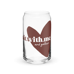 Sit With Me + Gather - Glass Tumbler