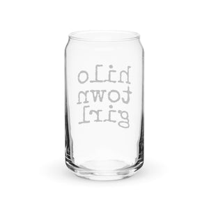 hilo town girl - Glass Tumbler