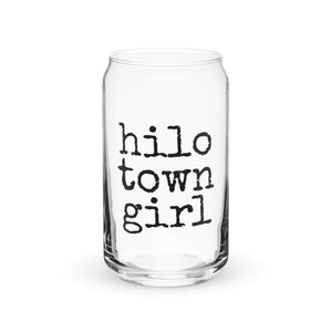 hilo town girl - Glass Tumbler