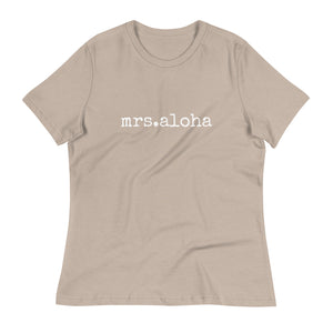 mrs.aloha - Women's Relaxed Fit T-Shirt