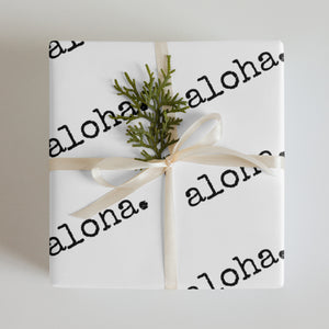 aloha. Wrapping paper sheets - Made To Order