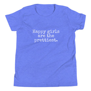 Happy Girls are the Prettiest - Child T-Shirt - Made To Order