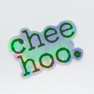 chee hoo. - sticker 3”