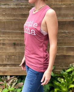 auntie aloha Muscle Tank Top - ADULT Sizes