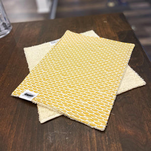 Eco-Cloth - Mustard Scallop - Made To Order