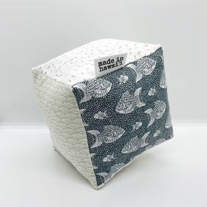 Baby Soft Block - Fish Scales - Made To Order