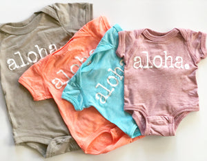 aloha. - BABY onesies