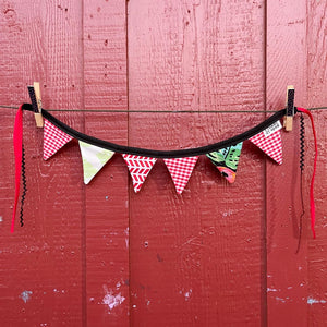 Mini Bunting - Tropical Red - Only 1!
