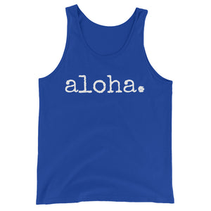aloha. Unisex Tank Top - various colors - Made To Order