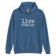 live simply. ADULT Hoodie - Made To Order