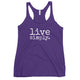 live simply. Women's Tank Top - Made To Order